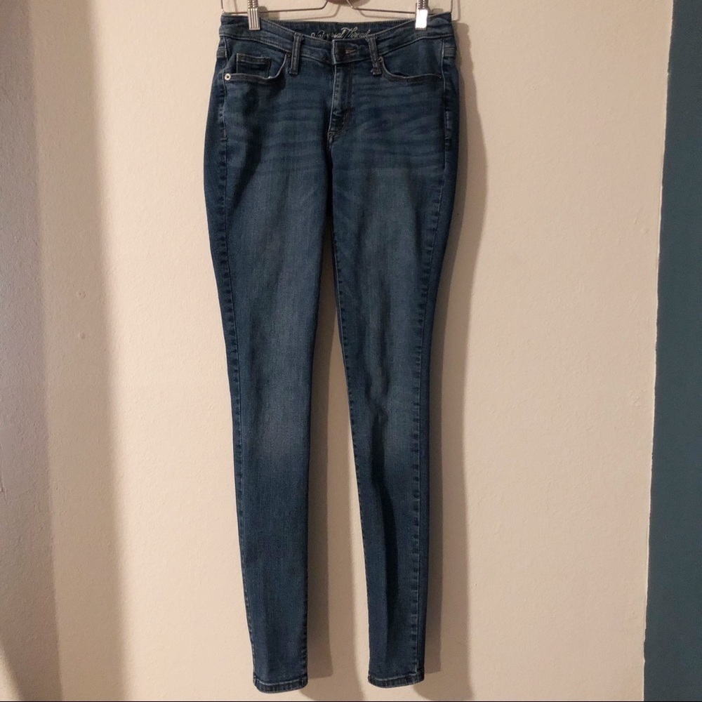 Universal Thread medium wash long jeggings